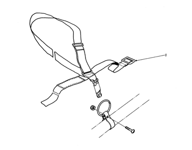 Deluxe Harness No. 46-2960 (Optional) Diagram and Parts List for 51606 2000001 - 2999999 Toro Trimmer