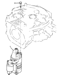 12.5hp Engine Starter Assembly Diagram and Parts List for 32-10B503 2000001 - 2999999 Toro Lawn Tractor