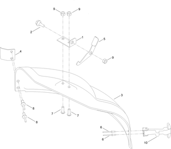 42 Inch Mulch Plug Assembly No. 137-5034 Diagram and Parts List for 74687 408976622 - 410149999 Toro Lawn Tractor