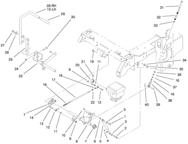 Part Location Diagram of E809057 Toro DISCONTINUED