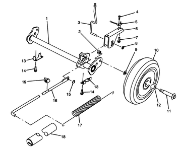H.P. Rear Axle Assembly (Model No. 20904bc Only) Diagram and Parts List for 20904BC 5900001 - 5999999 Toro Lawn Mower