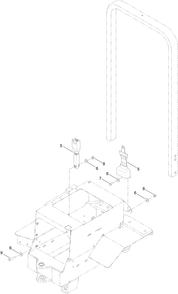 Seat Belt Assembly Diagram and Parts List for 25403 400000000 - 401399999 Toro Lawn Tractor Accessories