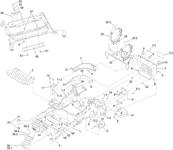 Part Location Diagram of 116-2817 Toro TANK BRACKET W/DECALS