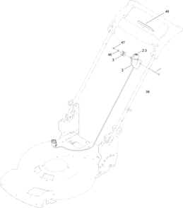 Part Location Diagram of 145-1507 Toro Starter Button Assembly