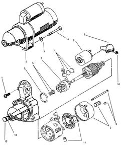 Starter Power Plus Diagram and Parts List for 31-10K803 2000001 - 2999999 Toro Lawn Tractor
