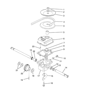 Gearbox Assembly No. 71-8250 Diagram and Parts List for 20925B 0000001 - 0999999 Toro Lawn Mower