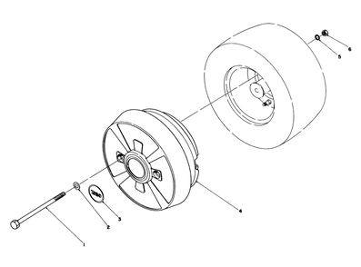 Wheel Weight Kit Model No. 59159 (Optional) Diagram and Parts List for 57358 7000001 - 7999999 Toro Lawn Mower