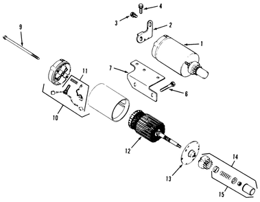 Kohler Starter Diagram and Parts List for 31-10K802 1000001 - 1999999 Toro Lawn Tractor