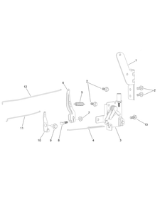 Governor Control Assembly Diagram and Parts List for 33522 411000000 - 411999999 Toro Trimmer