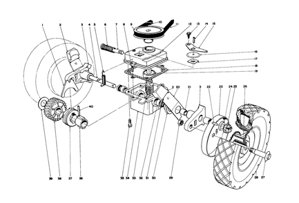 Gear Case Assembly Model No. 21610 & 21711 Diagram and Parts List for 21610 4000001 - 4999999 Toro Lawn Mower