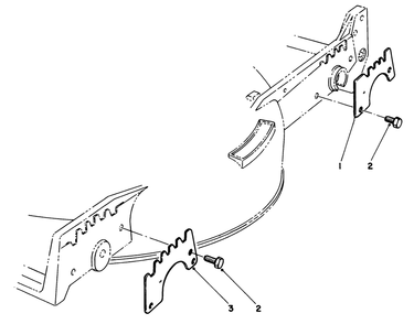 Wear Plate Kit No. 49-4080 (Optional) Diagram and Parts List for 20624 6000001 - 6999999 Toro Lawn Mower