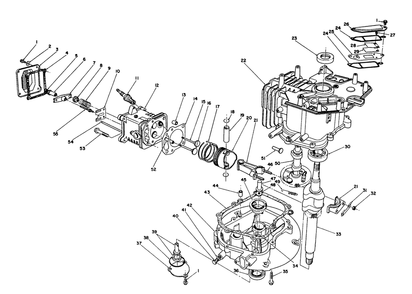 Crankcase Assembly (Continued) (Engine Model No. Vmk9-3) Diagram and Parts List for 26624 0001102 - 0999999 Toro Lawn Mower
