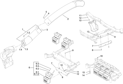 Part Location Diagram of 147-2357 Toro Weight With Decal Assembly