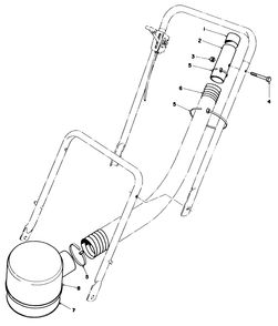 Remote Air Cleaner Kit No. 43-6940 (Optional) Diagram and Parts List for 22010 4000001 - 4999999 Toro Lawn Mower