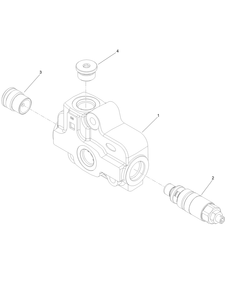 Valve Inlet Section Assembly No. 139-1338 Diagram and Parts List for 22983 413000000 - 999999999 Toro Lawn Tractor Accessories