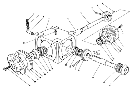 44" Snow Thrower Model No. 30761 (Optional) (Continued) Diagram and Parts List for 30754 0000001 - 0999999 Toro Lawn Tractor