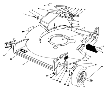 Housing Assembly Diagram and Parts List for 20782C 6000001 - 6999999 Toro Lawn Mower