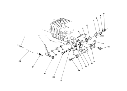 Governor Assembly (Model No. 47pk9-1) Diagram and Parts List for 20680 0000001 - 0999999 Toro Lawn Mower