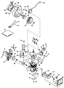 Engine Tecumseh Model No. Hsk600 Type 1659-N (Model No. 38190 Only) Diagram and Parts List for 38190 0000001 - 0999999 Toro Snow Blower