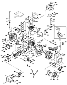 Engine Tecumseh Model Hs50-67259j Diagram and Parts List for 38054 1000001 - 1999999 Toro Snow Blower