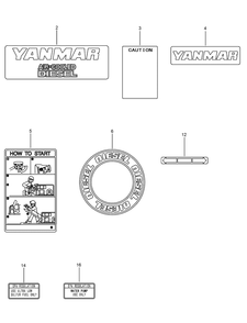 Label Assembly Diagram and Parts List for 23897 400000000 - 999999999 Toro Lawn Tractor Accessories