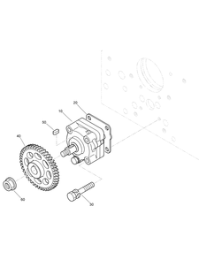 Part Location Diagram of 100-9170 Toro Oil Pump Asm