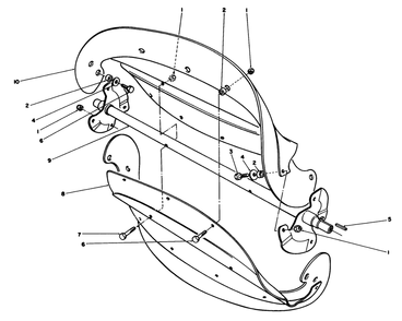 Rotor Assembly Diagram and Parts List for 38116 8000001 - 8999999 Toro Snow Blower