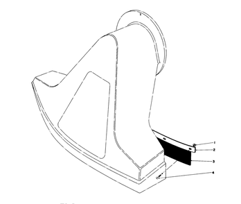 Flap Kit (Model 59086) Diagram and Parts List for 62923 6000001 - 6999999 Toro Leaf Blower / Vacuum