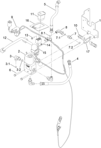 Traction Switch Bypass Kit  Assembly No. 140-5879 Diagram and Parts List for 140-5879  Toro Lawn Tractor Accessories