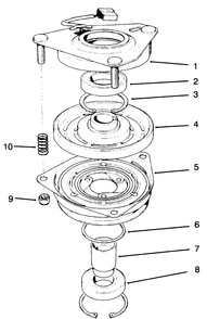 Clutch Assembly N0.54-3200 Diagram and Parts List for 30175 49000001 - 49999999 Toro Lawn Tractor Accessories