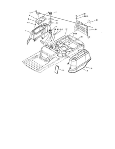 Styling/Fuel System Diagram and Parts List for 74370 280000001-290999999 Toro Lawn Mower
