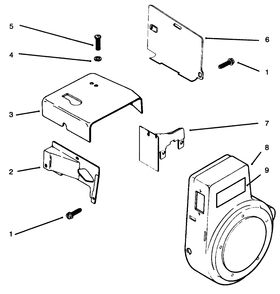 Baffles And Shrouds Diagram and Parts List for 73363 6900001 - 6999999 Toro Lawn Tractor