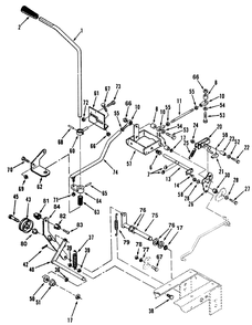 Clutch, Brake Motion Control Linkage 312-H & 416-H Diagram and Parts List for 31-10K803 2000001 - 2999999 Toro Lawn Tractor
