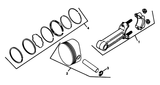 Part Location Diagram of 23004 Toro Retainer-Piston Pin
