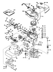 Engine Tecumseh Model No. Tnt 120-12001 Diagram and Parts List for 20660 5000001 - 5999999 Toro Lawn Mower
