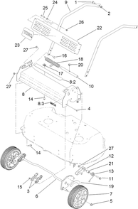 Part Location Diagram of 121-5809 Toro Mandrell-spring