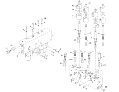 Loading Manifold Assembly No. 133-5954 Diagram and Parts List for 23803 400000000 - 999999999 Toro Lawn Tractor Accessories