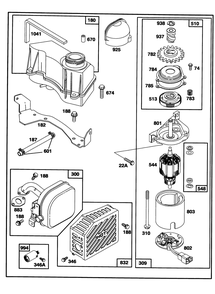 Engine Gts-150 Diagram and Parts List for 20439 39000001 - 39999999 Toro Lawn Mower