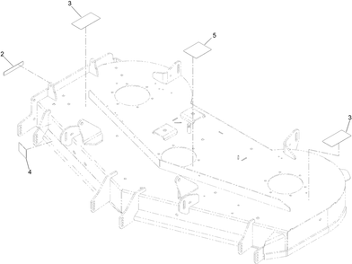 Deck Decal Assembly No. 147-8750 Diagram and Parts List for 76501 400000000 - 415399999 Toro Lawn Tractor
