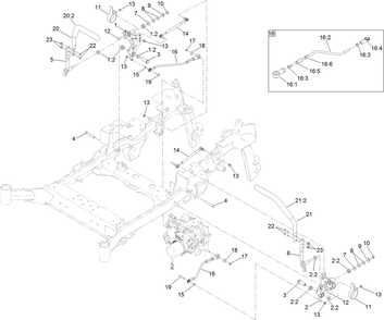 Part Location Diagram of 109-5575 Toro SPRING-LEAF
