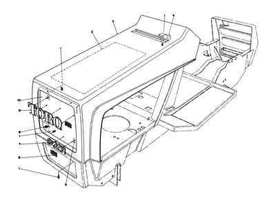 Part Location Diagram of 38-6100 Toro Decal-Service
