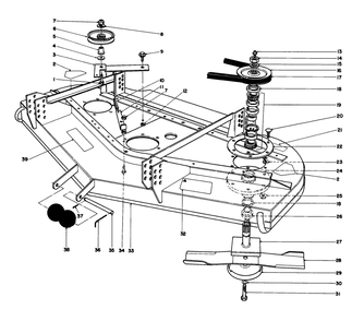 Part Location Diagram of 56-5700 Toro RD CUTTING DECK WA R