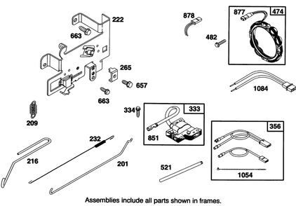 Engine Briggs & Stratton Model 28q777-0168-01 Diagram and Parts List for 71192 5900001 - 5999999 Toro Lawn Tractor