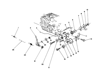 Governor Assembly (Engine No. 47pl0-2) Diagram and Parts List for 26683 1000001 - 1999999 Toro Lawn Mower