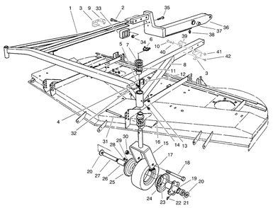 Part Location Diagram of 95-2715 Toro DISCONTINUED