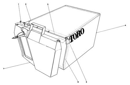 Part Location Diagram of 36-1330 Toro DISCONTINUED