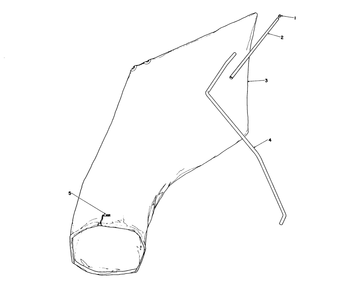 Giant Bagging Kit No. 29-9750 (Optional) Diagram and Parts List for 16575C 9000001 - 9999999 Toro Lawn Mower