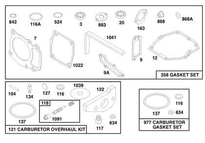 Engine Gts 150 (Model No. 20465 Only) Diagram and Parts List for 20466 6900001 - 6999999 Toro Lawn Mower