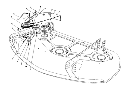 Idler & Cover Assembly Diagram and Parts List for 30751 900001 - 999999 Toro Lawn Mower