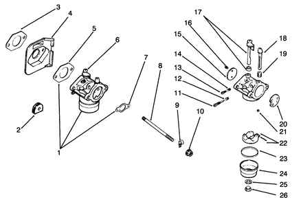 Fuel System-Engine Kohler Model No. Cv14 S-1429 Diagram and Parts List for 30185 39000001 - 39999999 Toro Lawn Tractor Accessories
